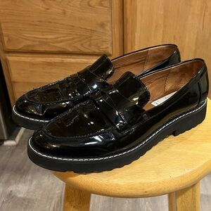 Nordstrom rack, Franco Sarto patent leather Loafers size 9 womens